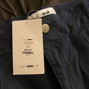 fashion nova men summer games cargo shorts